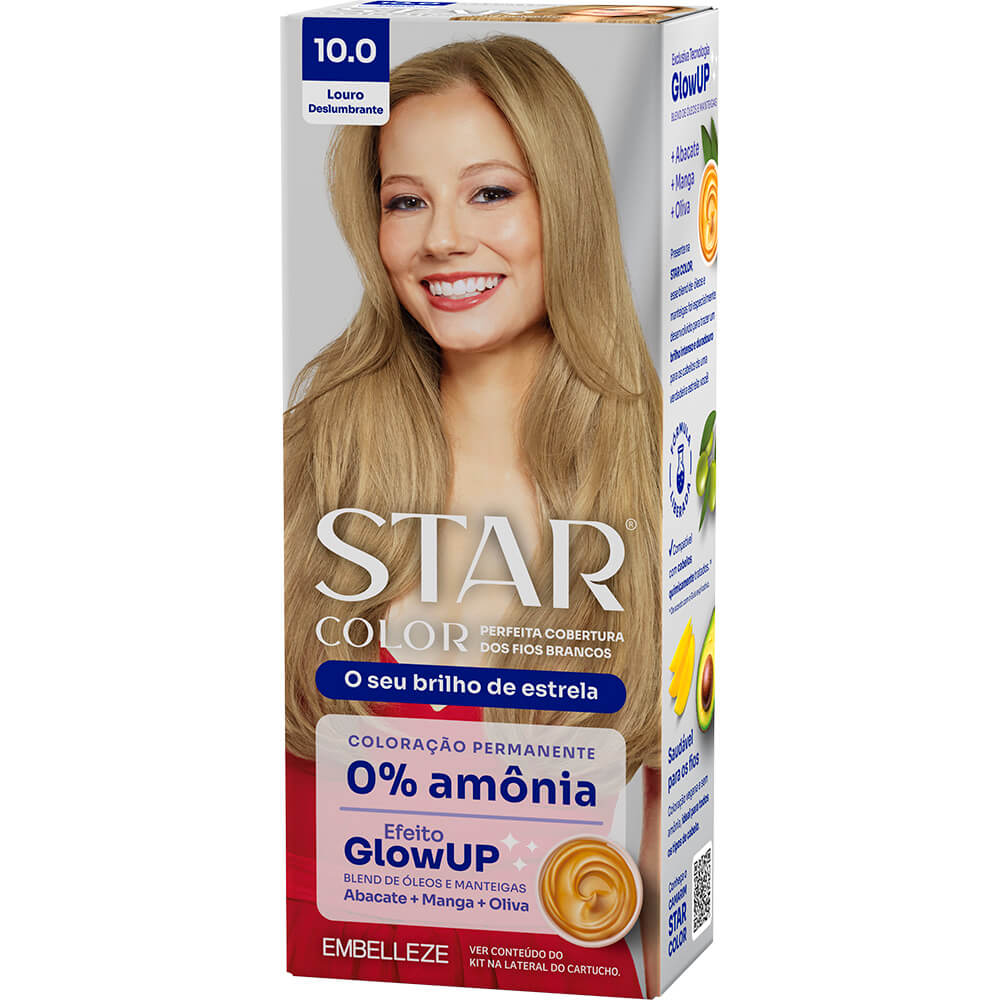 Tinta De Cabelo Star Color Louro Deslumbrante 10.0