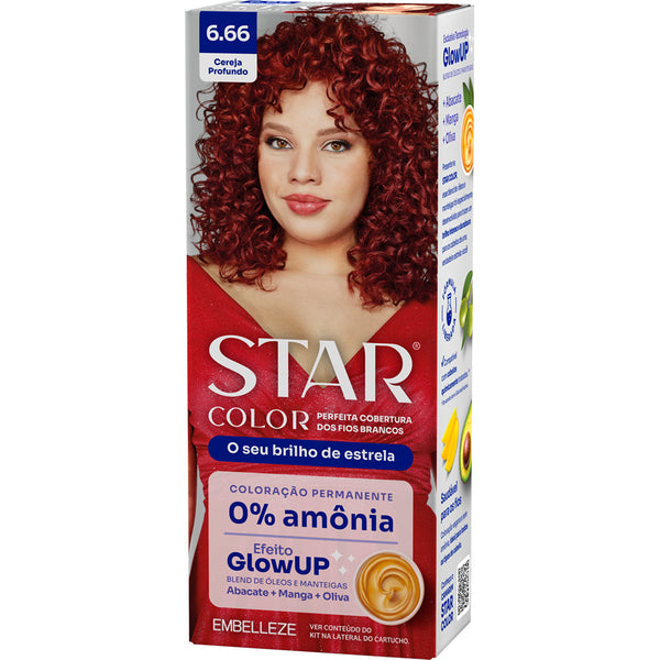 Tinta De Cabelo Star Color Cereja Profundo 6.66