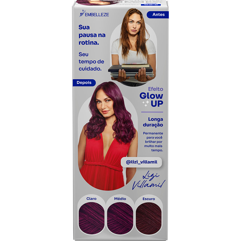 Tinta De Cabelo Star Color Marsala Estrela 8.26