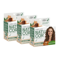 Kit 3 Natucor Extrovertida Louro Natural 7.0