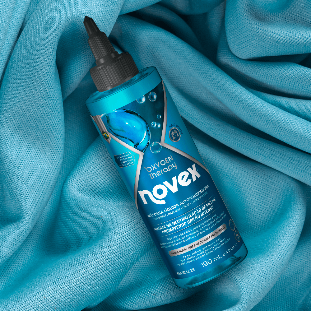 Máscara Líquida Autoaquecedora Novex Oxygen Therapy
