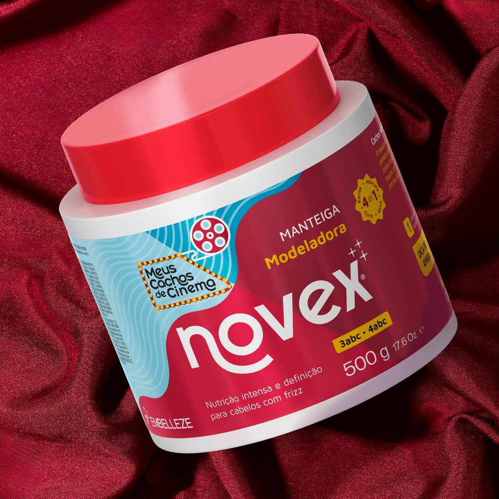 Manteiga Modeladora Novex Meus Cachos de Cinema Manteiga