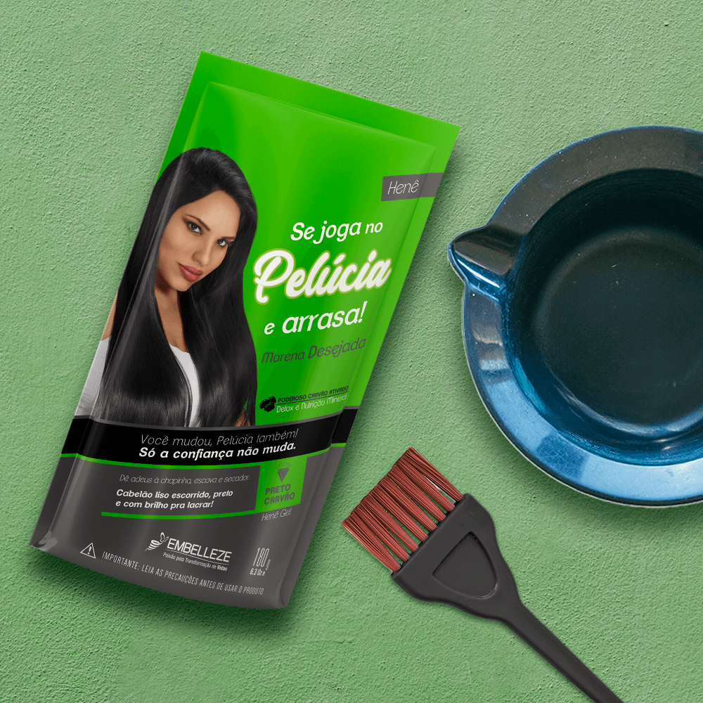 Henê Pelúcia Morena Desejada Pouch