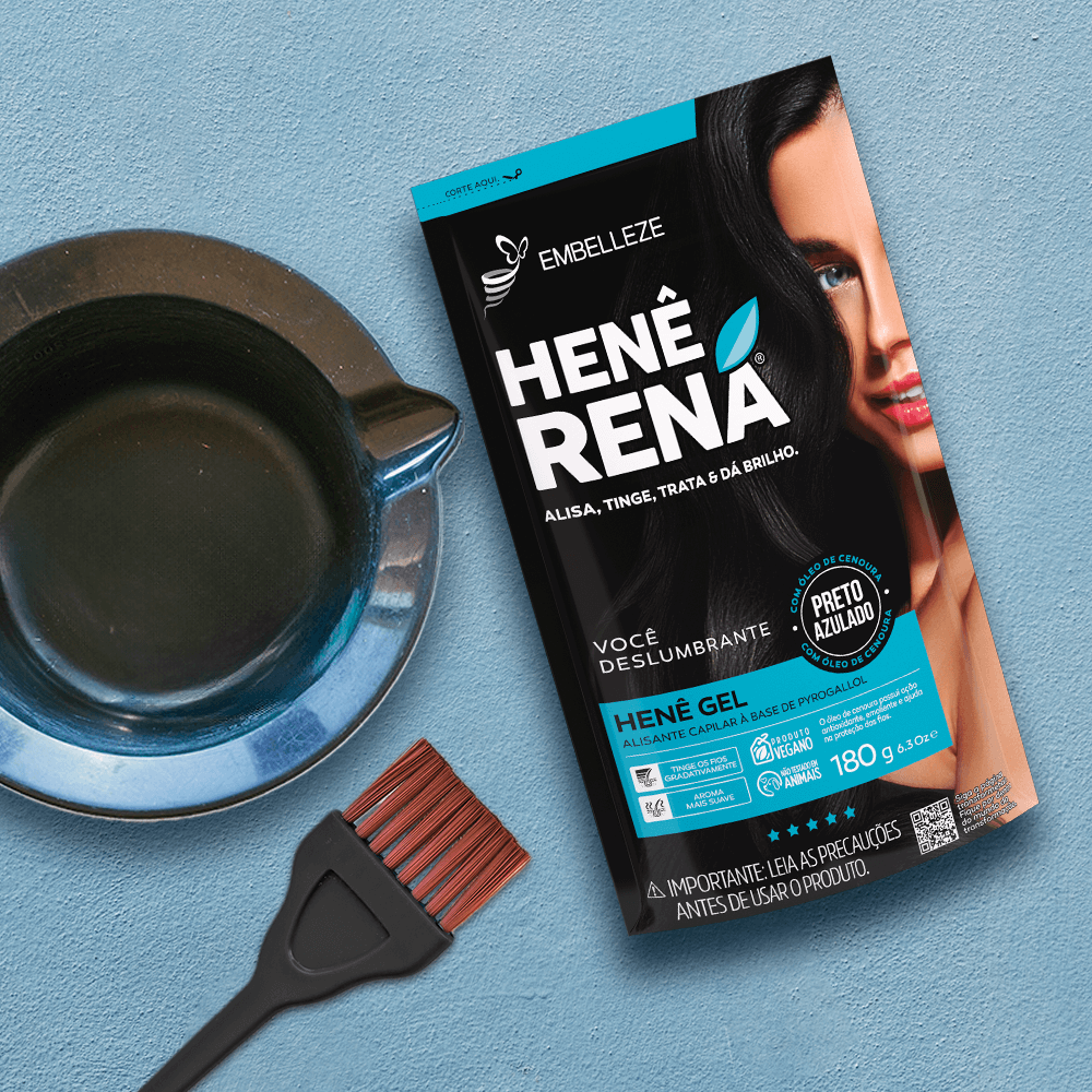 Henê Rená Preto Azulado