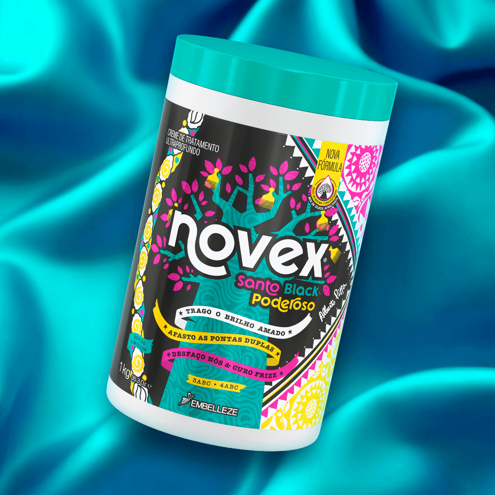 Creme de Tratamento Novex Meus Cachos Santo Black Poderoso – Embelleze Creme de Tratamento Novex Meus Cachos Santo Black Poderoso – Embelleze