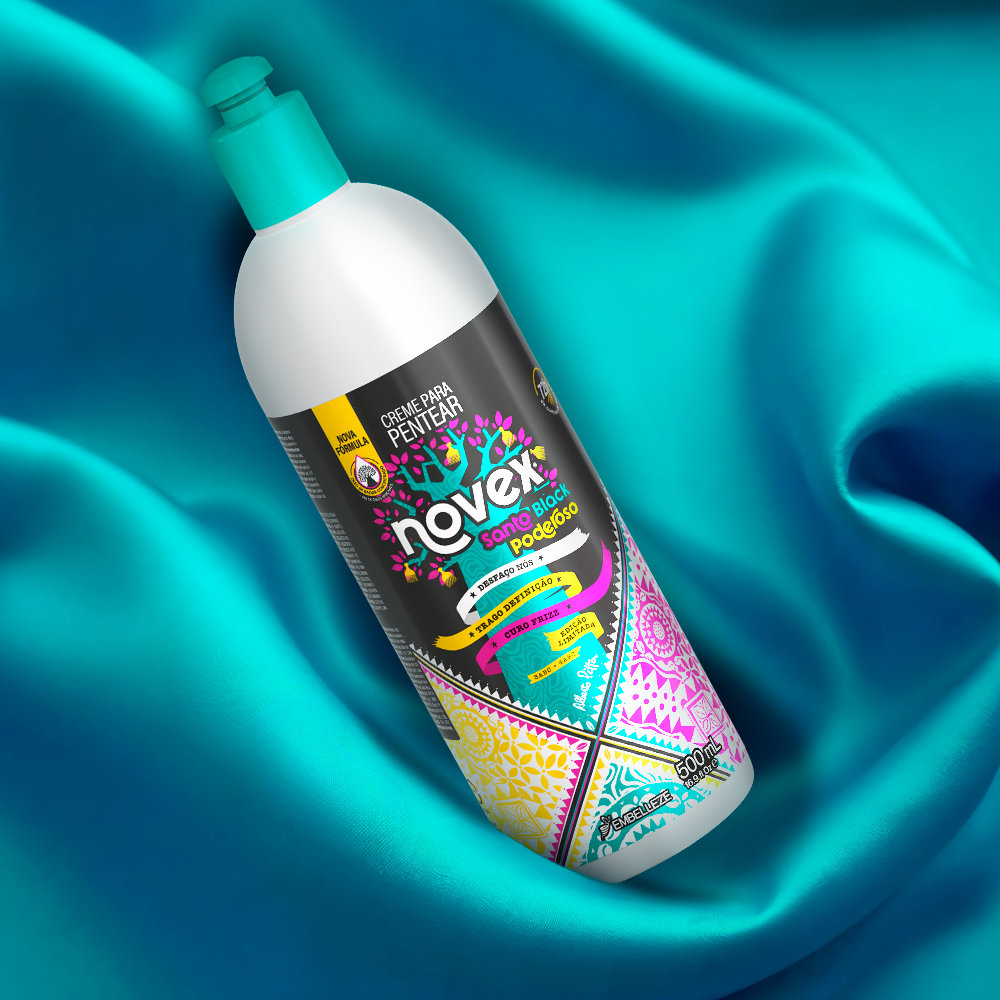 Creme para Pentear Novex Meus Cachos Santo Black Poderoso