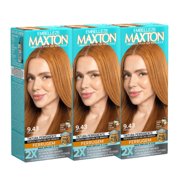 Kit 3 Maxton Ferrugem 9.43