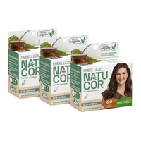 Kit 3 Natucor Impetuosa Louro Escuro 6.0