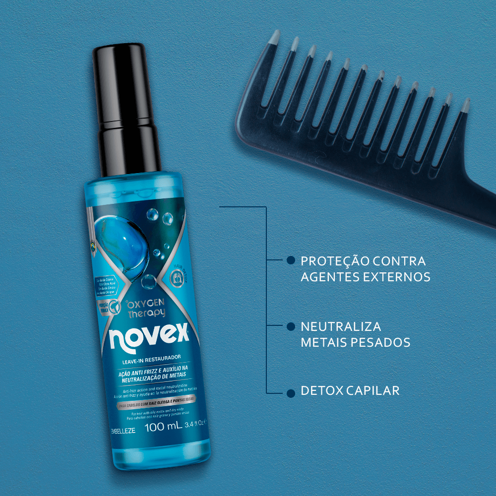 Leave-in Restaurador Novex Oxygen Therapy – Embelleze Leave-in Restaurador Novex Oxygen Therapy – Embelleze
