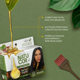 Tinta de Cabelo Natucor Óleos Amazônicos Preto Natural 1.0