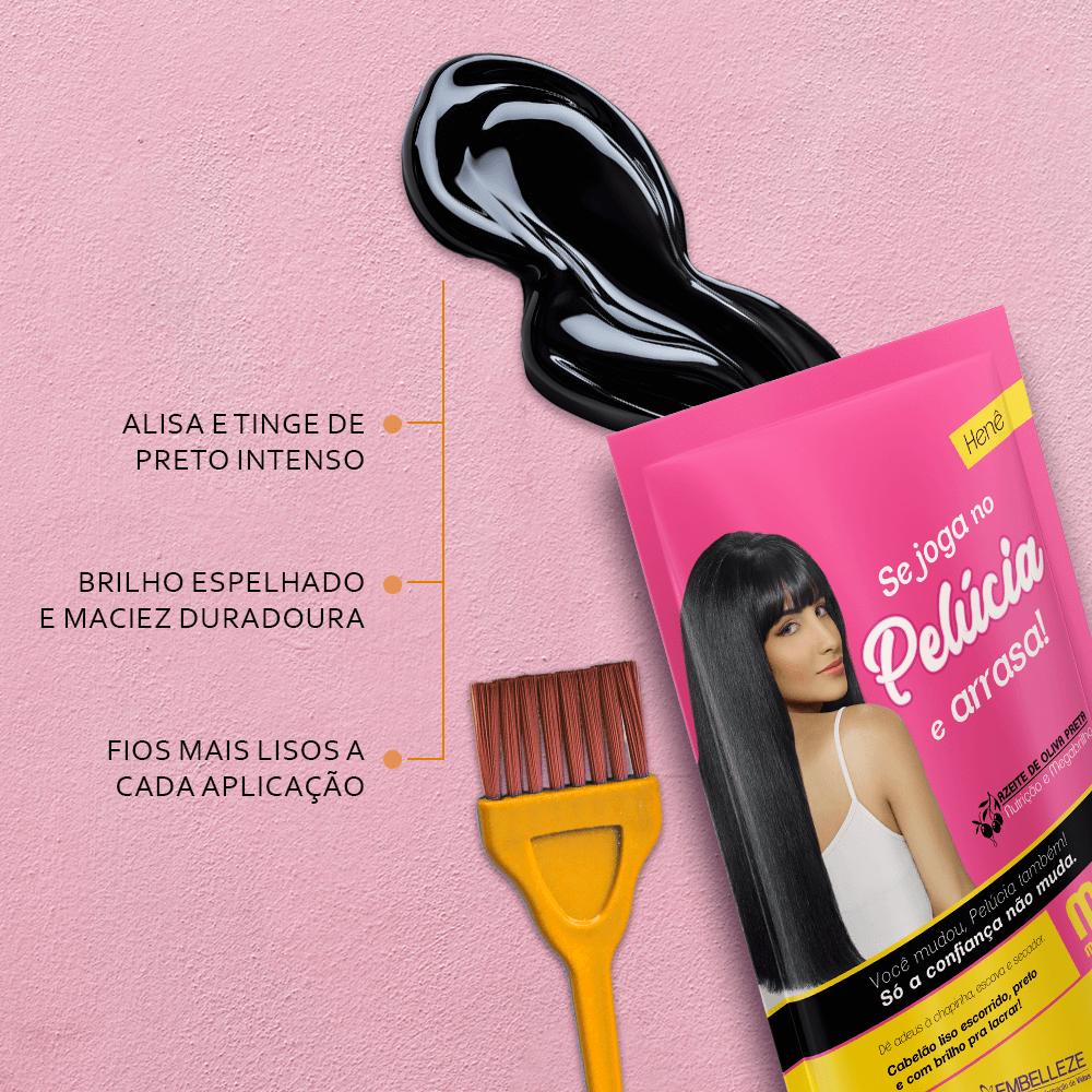 Henê Pelúcia Médio Pouch