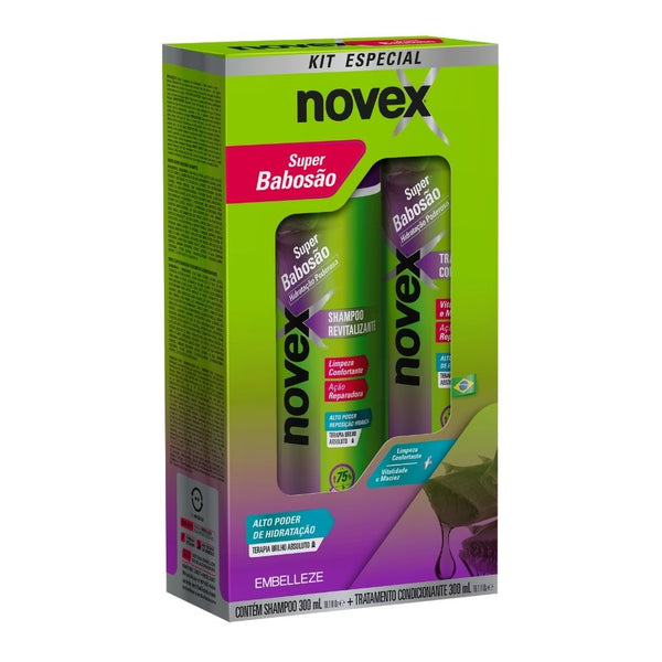 Shampoo e Condicionador Novex Super Babosão