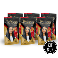 Kit 6 Henê Pelúcia Gel Queratina Pouch