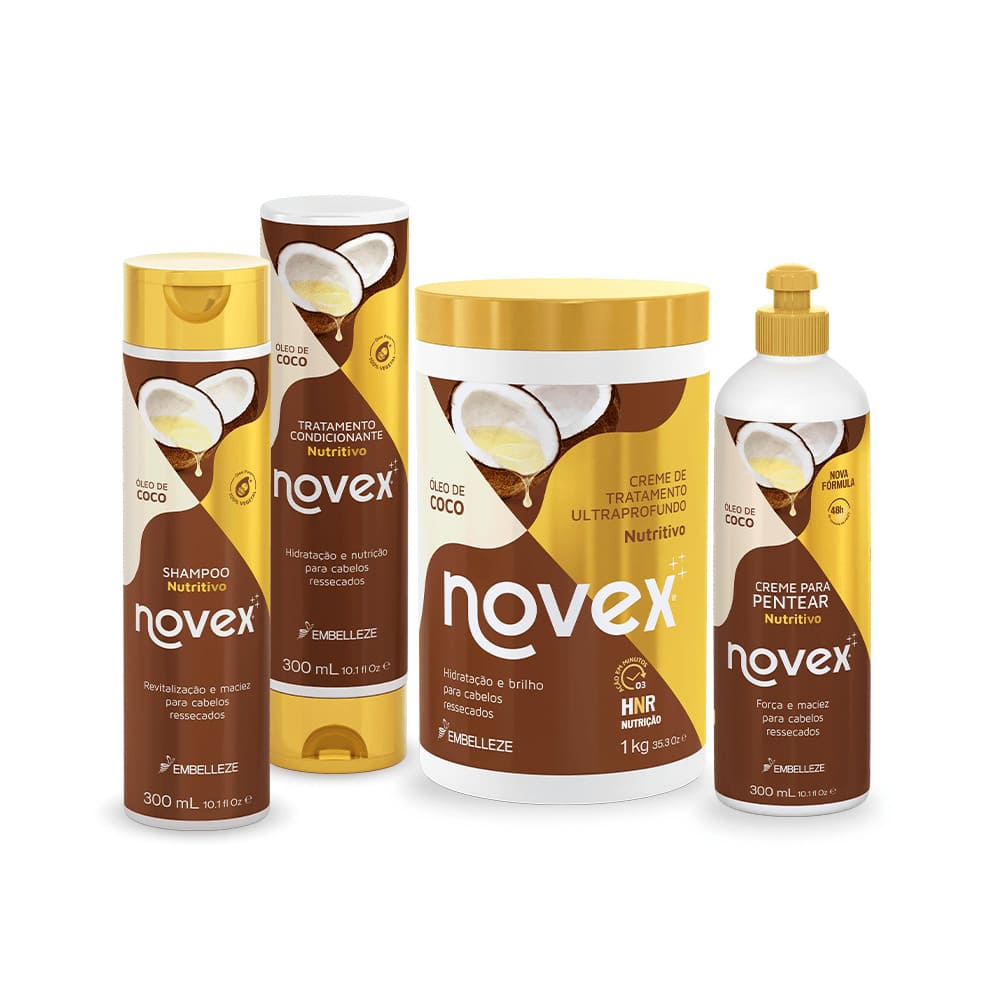 Kit Novex Óleo de Coco