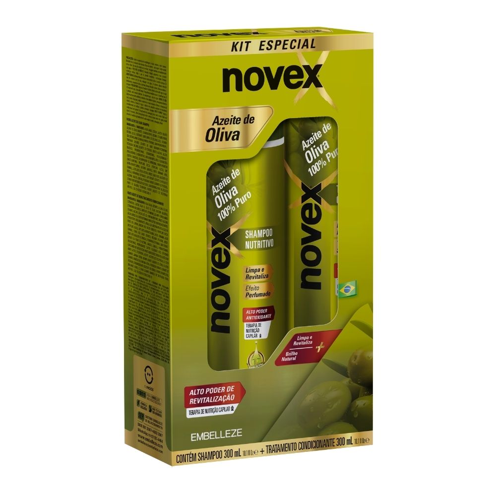 Shampoo e condicionador Novex Azeite de Oliva
