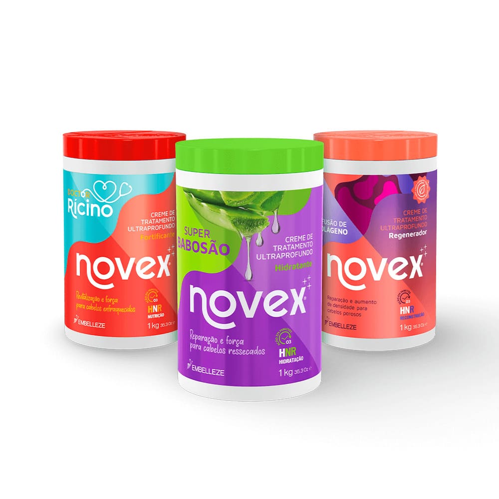 Kit Novex Doctor Rícino - Super Babosão - Infusão de Colágeno
