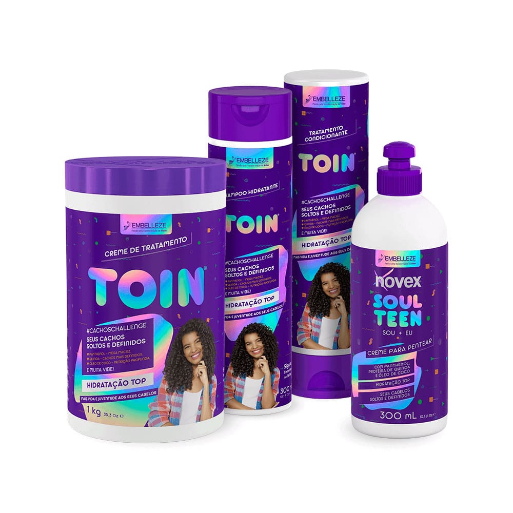 Kit Família de Tratamento Toin