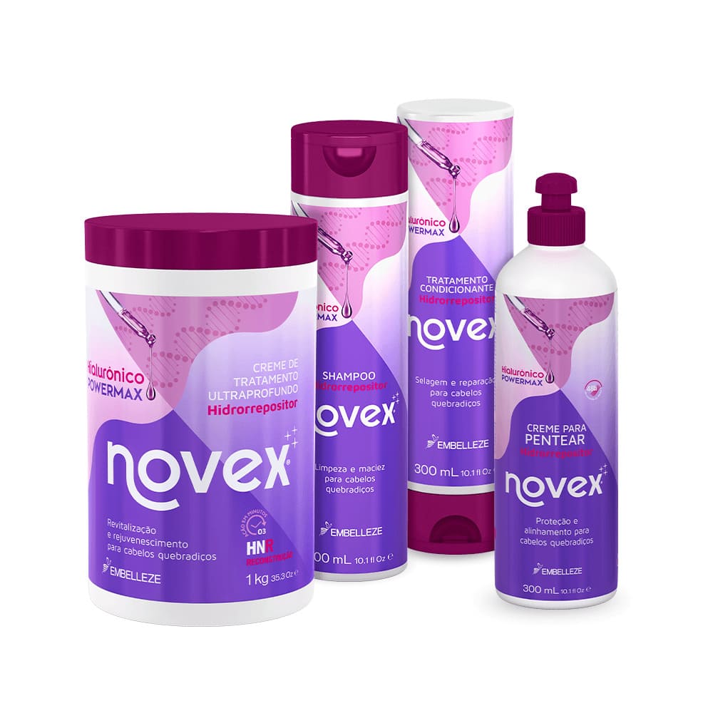 Kit Novex Hialurônico Harmonização Capilar