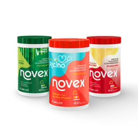 Kit Novex Cronograma Capilar para Cabelos Tingidos - 400G