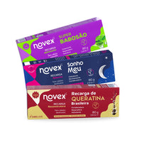 Kit Novex Recarga Cronograma Capilar Cachos
