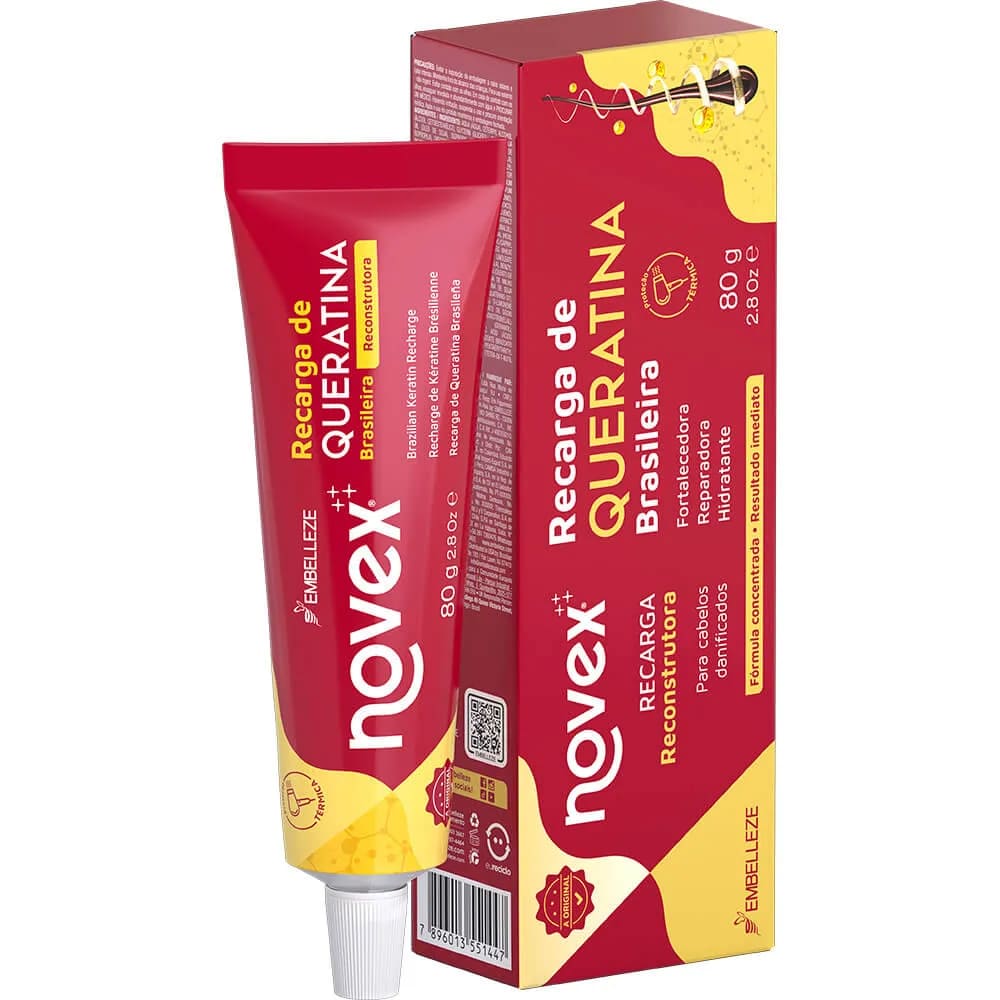 Kit Novex Recarga de Queratina Tratamento Ultraprofundo
