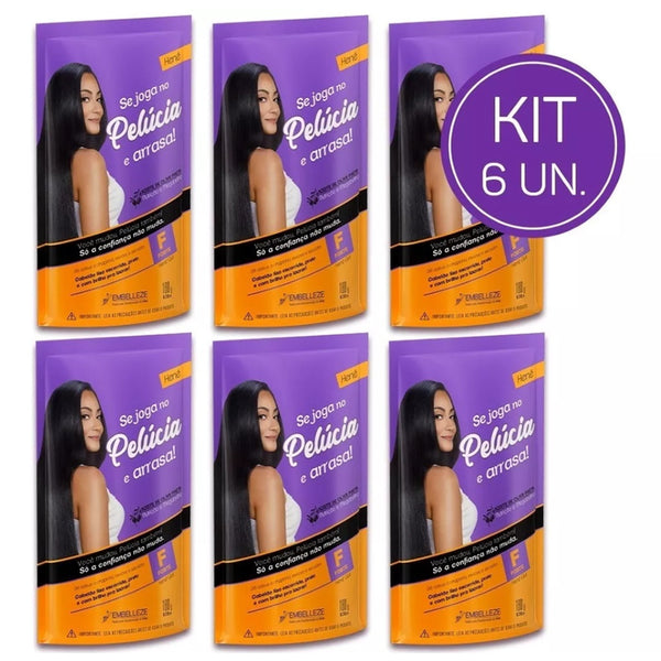 Kit 6 Henê Pelúcia Forte Pouch