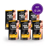 Kit 6 Henê Rená Preto Natural