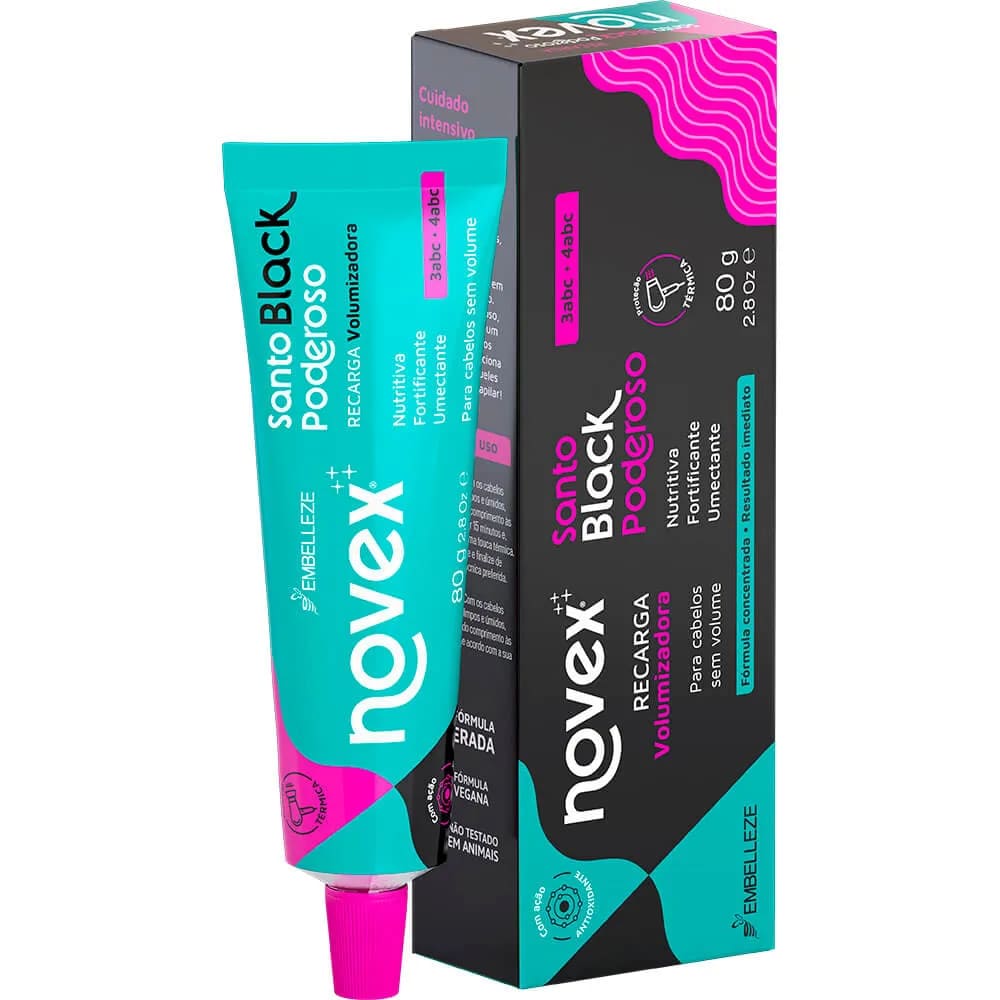 Kit Tratamento Diário Novex Meus Cachos Santo Black Poderoso