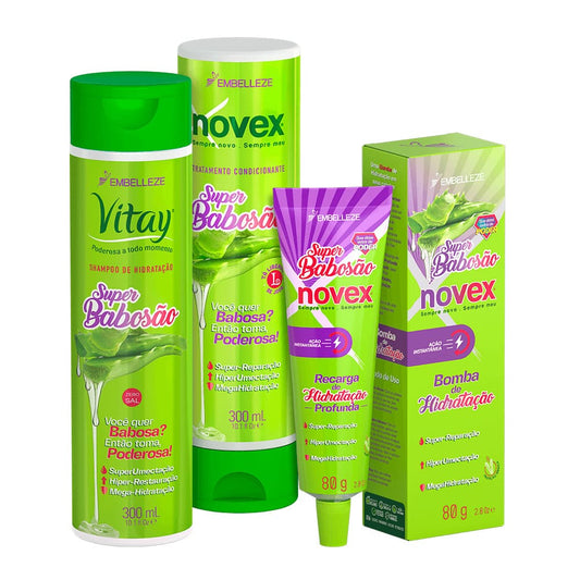 Kit Novex Super Babosão Cuidado Diário