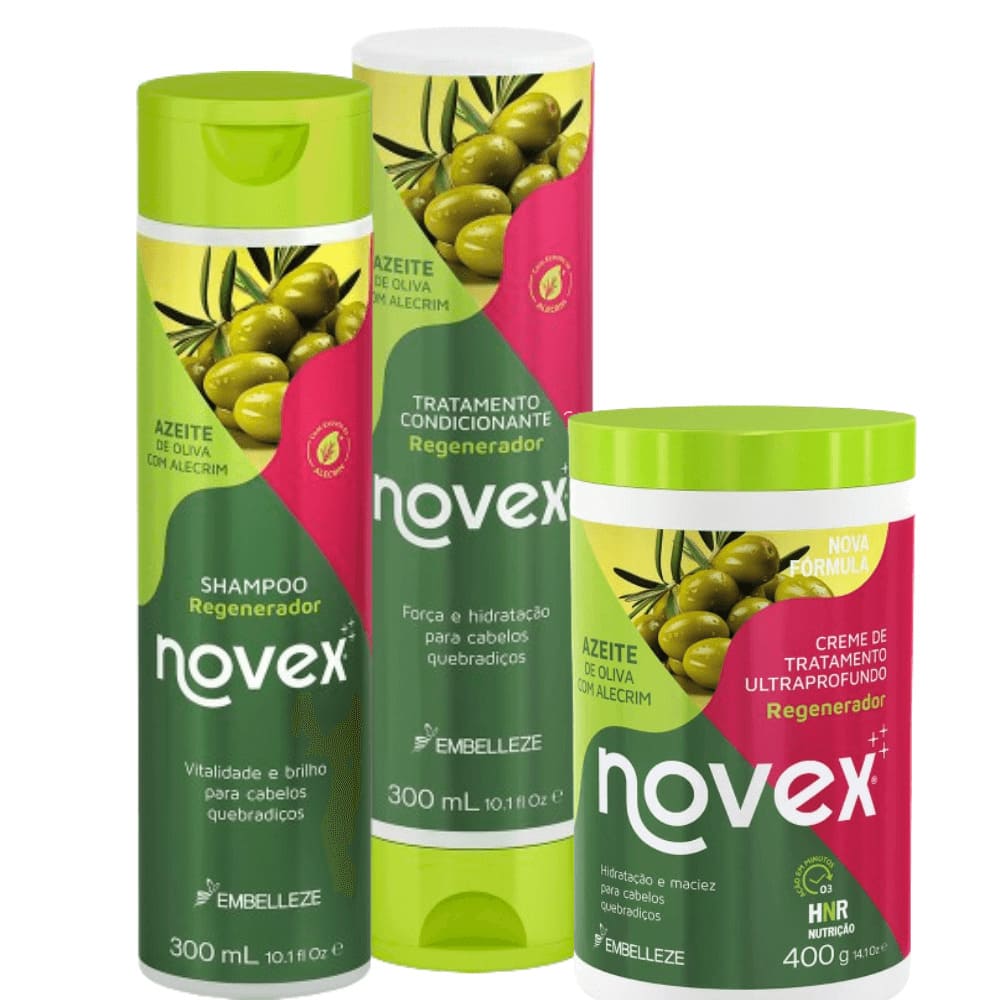Kit Tratamento Novex Azeite de Oliva e Alecrim