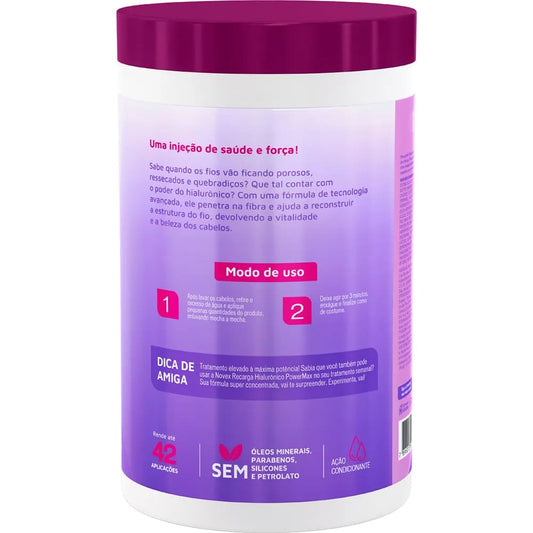 Kit Novex Cronograma Capilar Argan+Bambu+Hialurônico