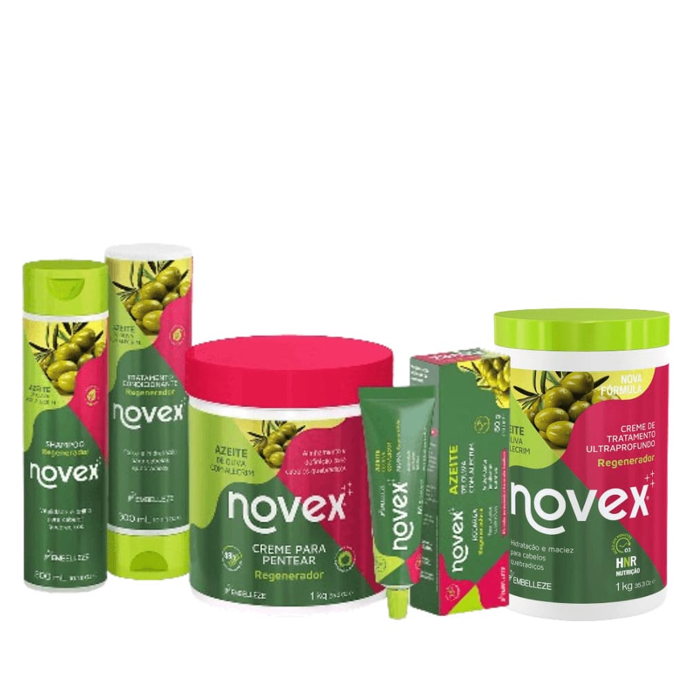 Kit Novex Azeite de Oliva e Alecrim Cuidado diário