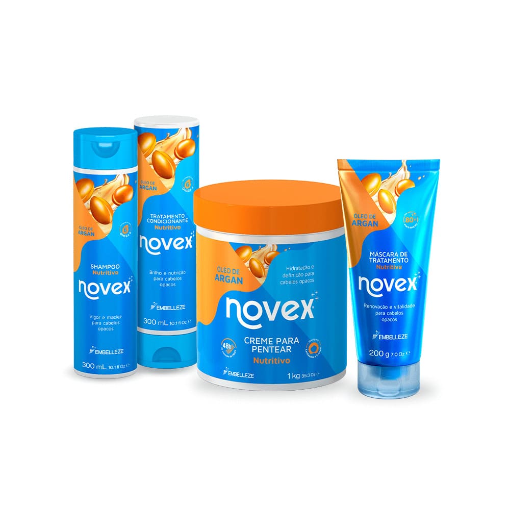 Kit Novex Óleo de Argan Tratamento diário