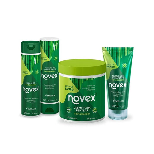Kit Novex Broto de Bambu Cuidado diário