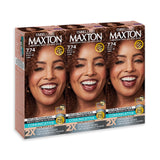 Kit 3 Tinta de Cabelo Maxton Delícias Ruivo Doce de Leite 7.74