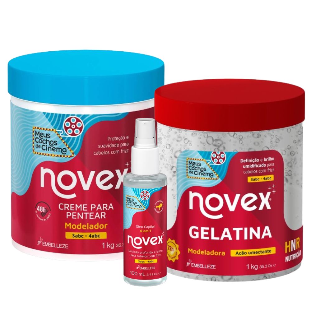 Kit para Finalização técnica COG Novex Cachos de Cinema