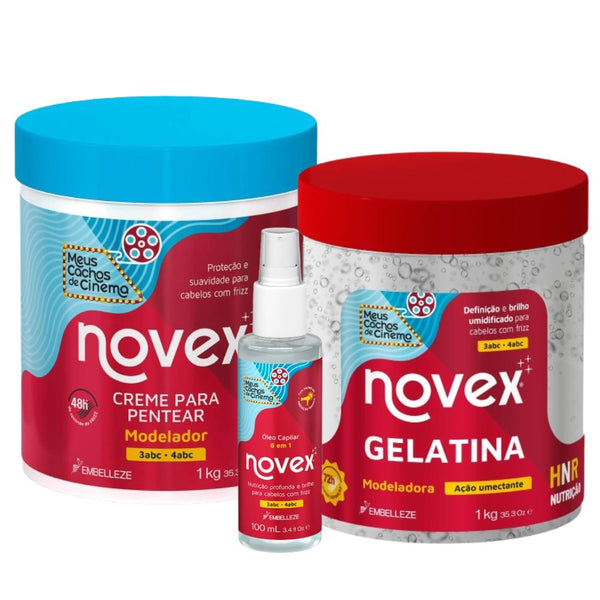 Kit para Finalização técnica COG Novex Cachos de Cinema