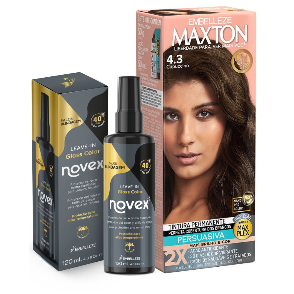 Kit Cor Radiante Maxton Delícias Capuccino