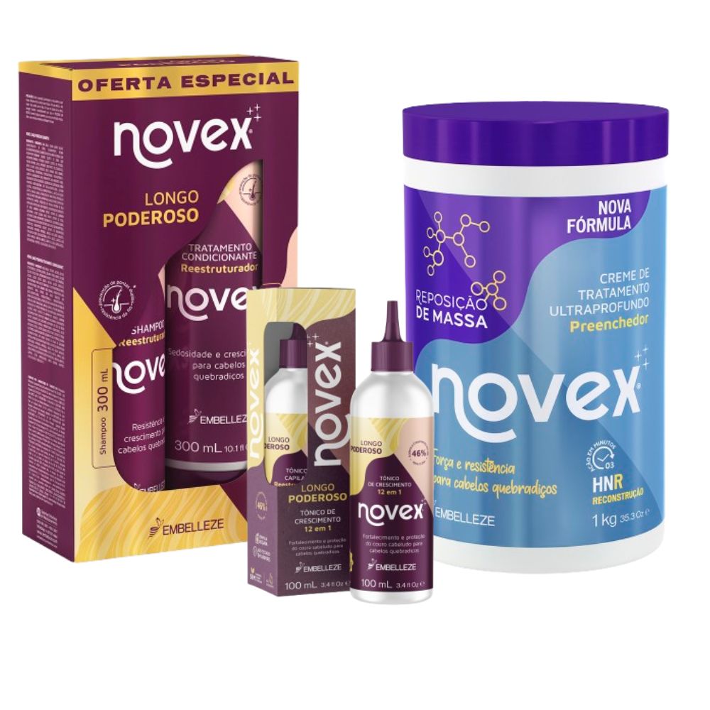Kit Novex Tônico Longo Poderoso