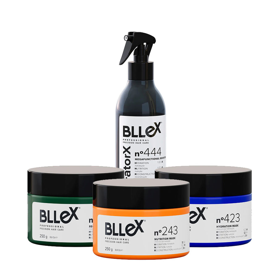 Kit Bllex HNR Cronograma Capilar + Fator X