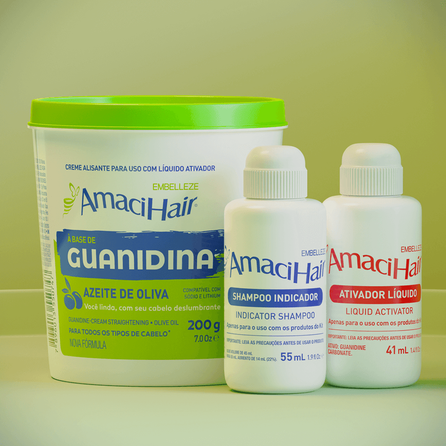 Creme Alisante AmaciHair Azeite de Oliva