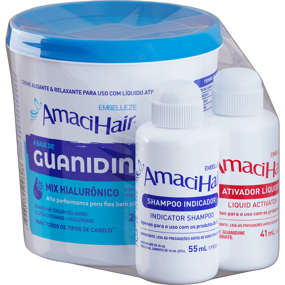 Creme Alisante e Relaxante AmaciHair Mix Hialurônico