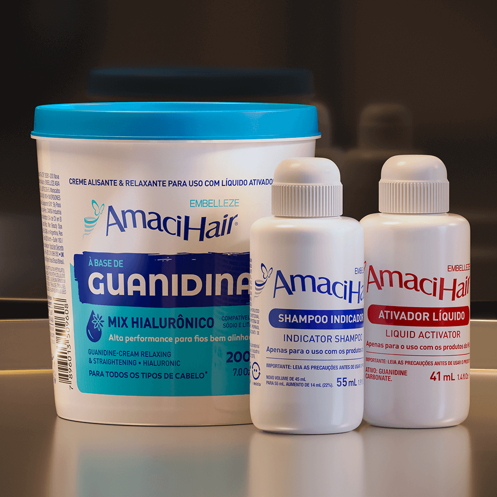 Creme Alisante e Relaxante AmaciHair Mix Hialurônico