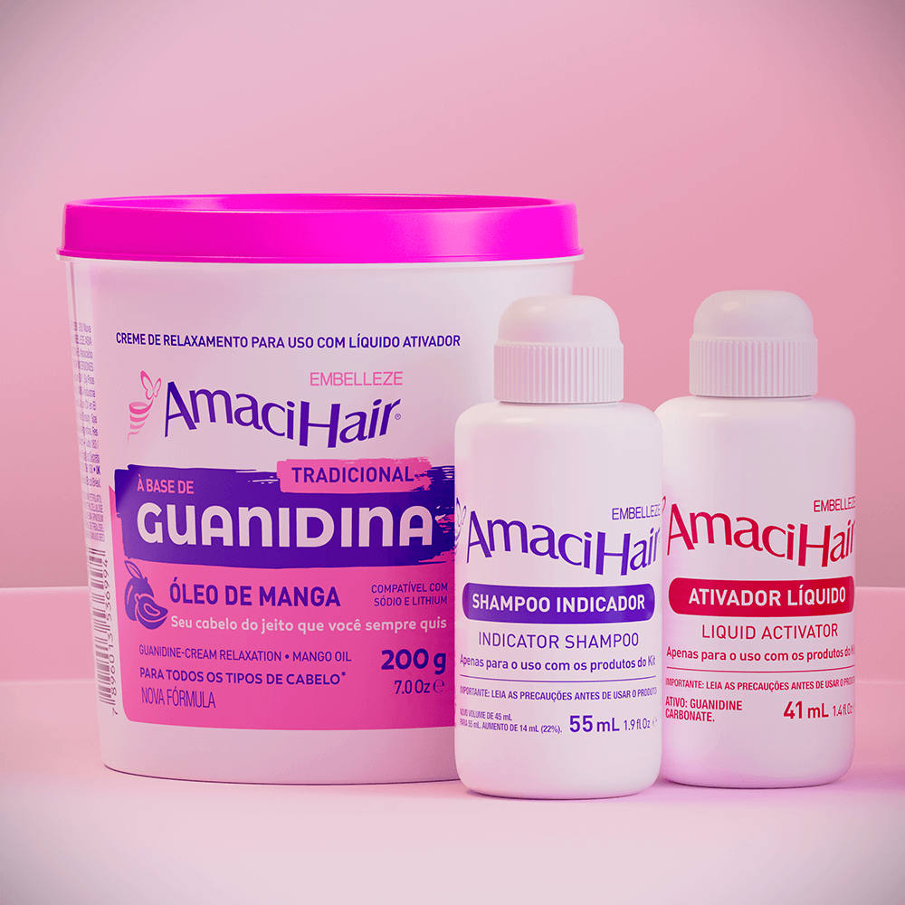 Creme Relaxante AmaciHair Ouse e Brilhe