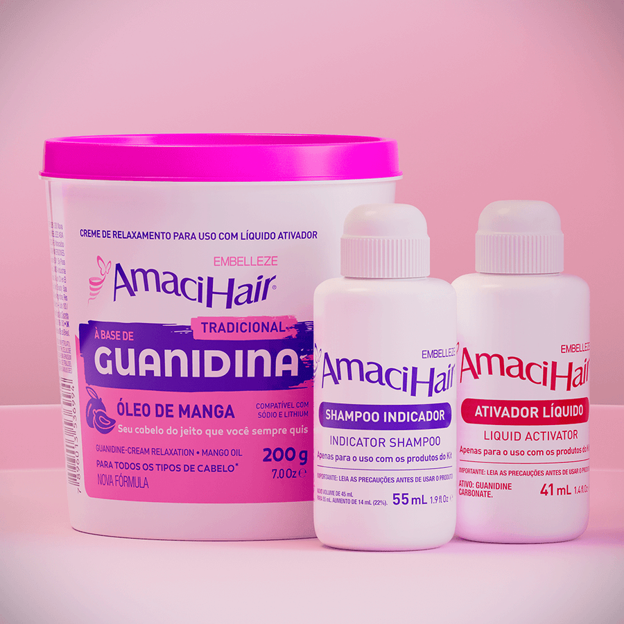 Creme Relaxante AmaciHair Ouse e Brilhe
