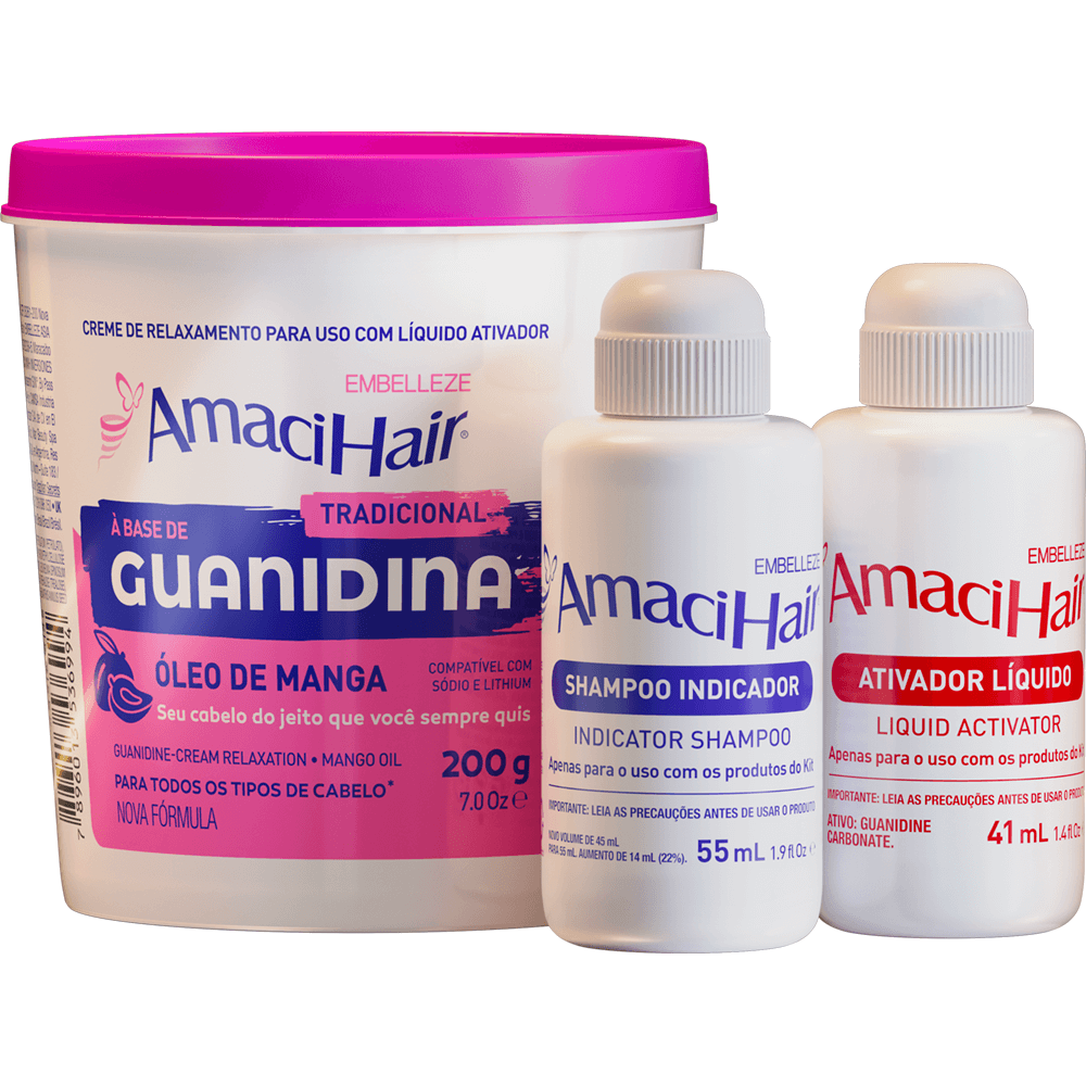 Creme Relaxante AmaciHair Ouse e Brilhe