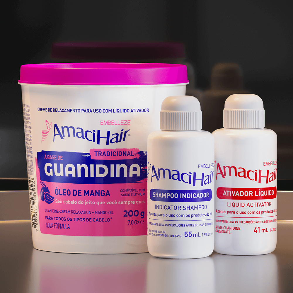 Creme Relaxante AmaciHair Ouse e Brilhe