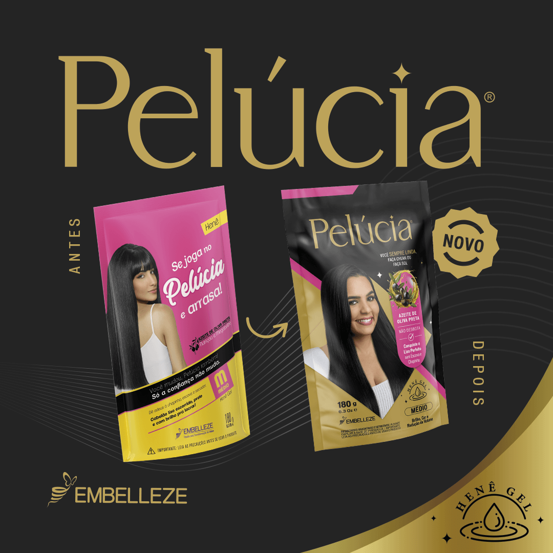 Henê Pelúcia Médio Pouch