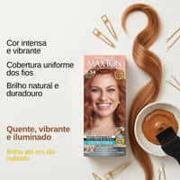 Tinta De Cabelo Maxton Louro Mel Canela 8.34