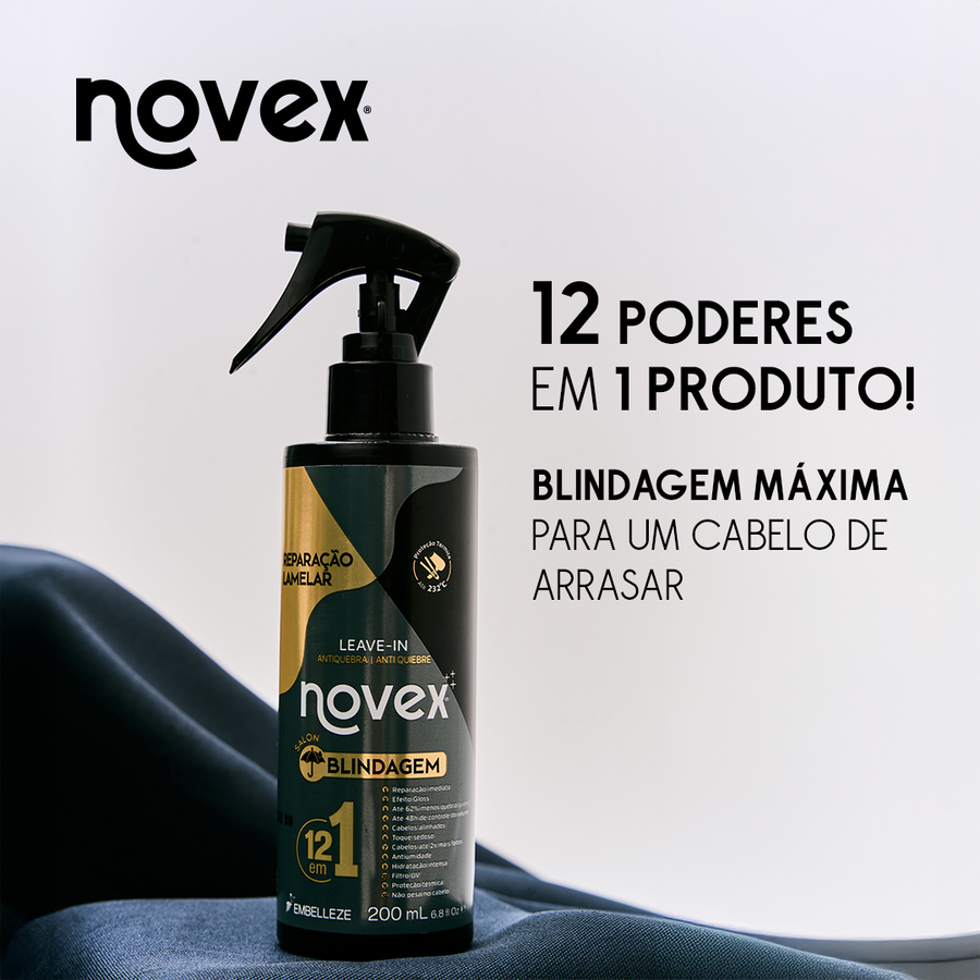 Leave-In Novex Salon Blindagem 12 em 1